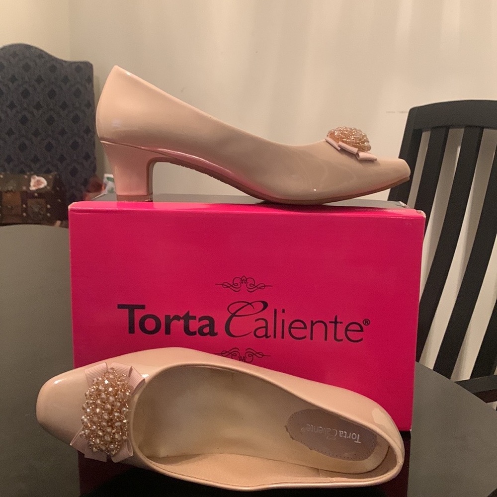Nude heels purchased at the shoe dept at the Apple Blossom Mall